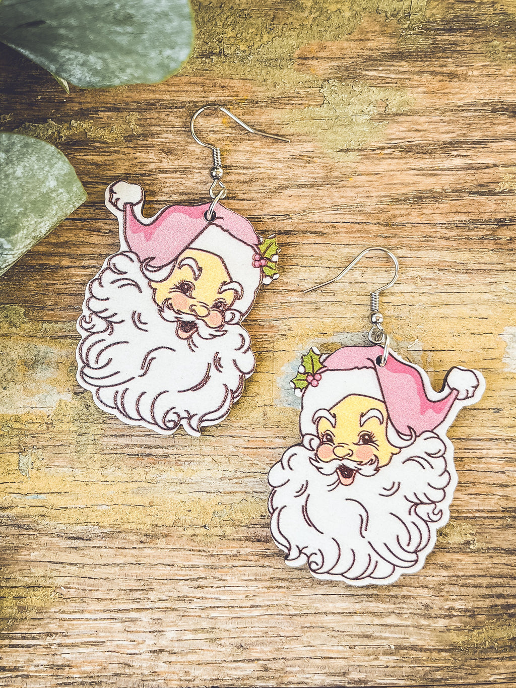 Adorable Santa Earrings