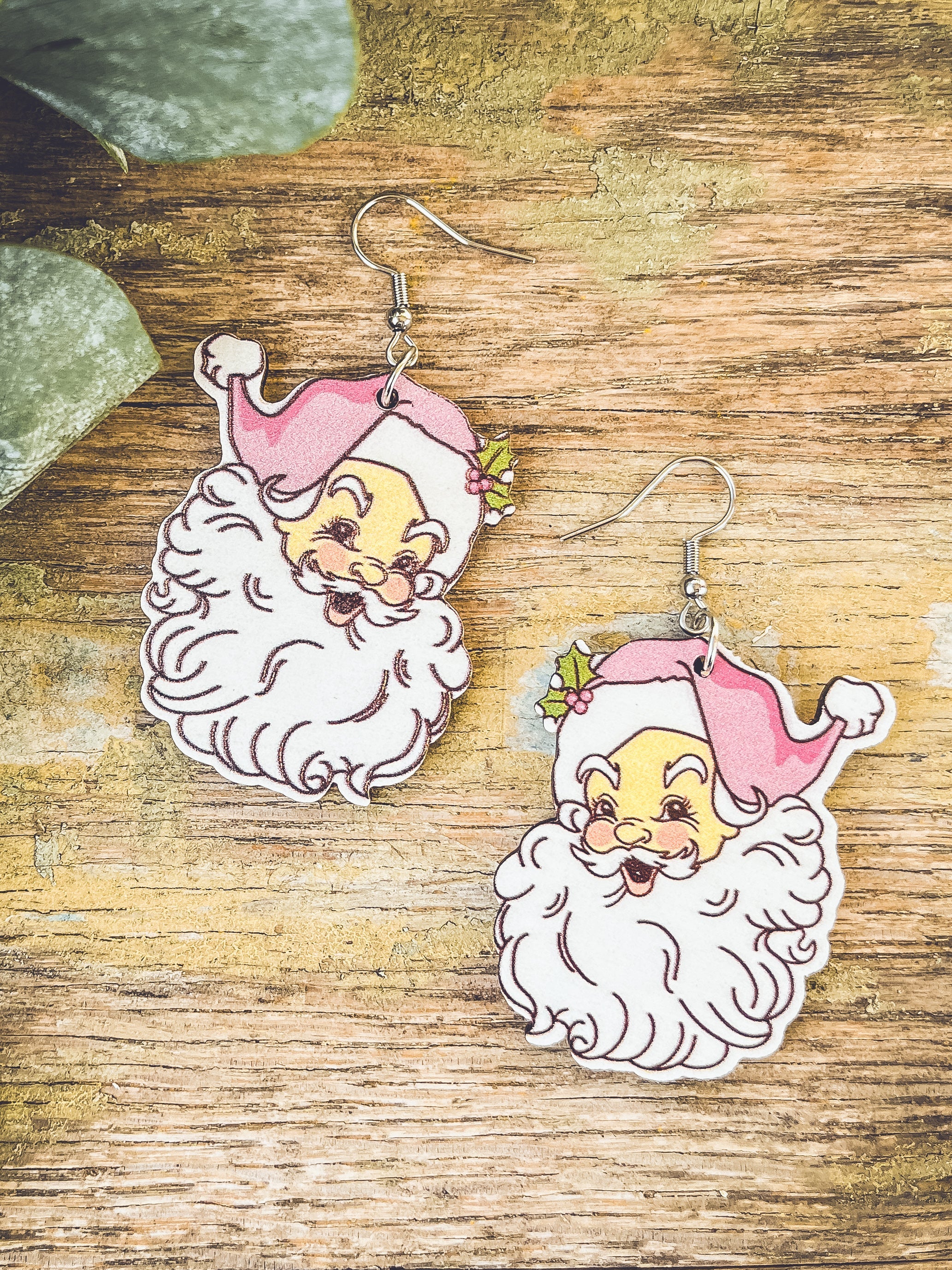 Adorable Santa Earrings
