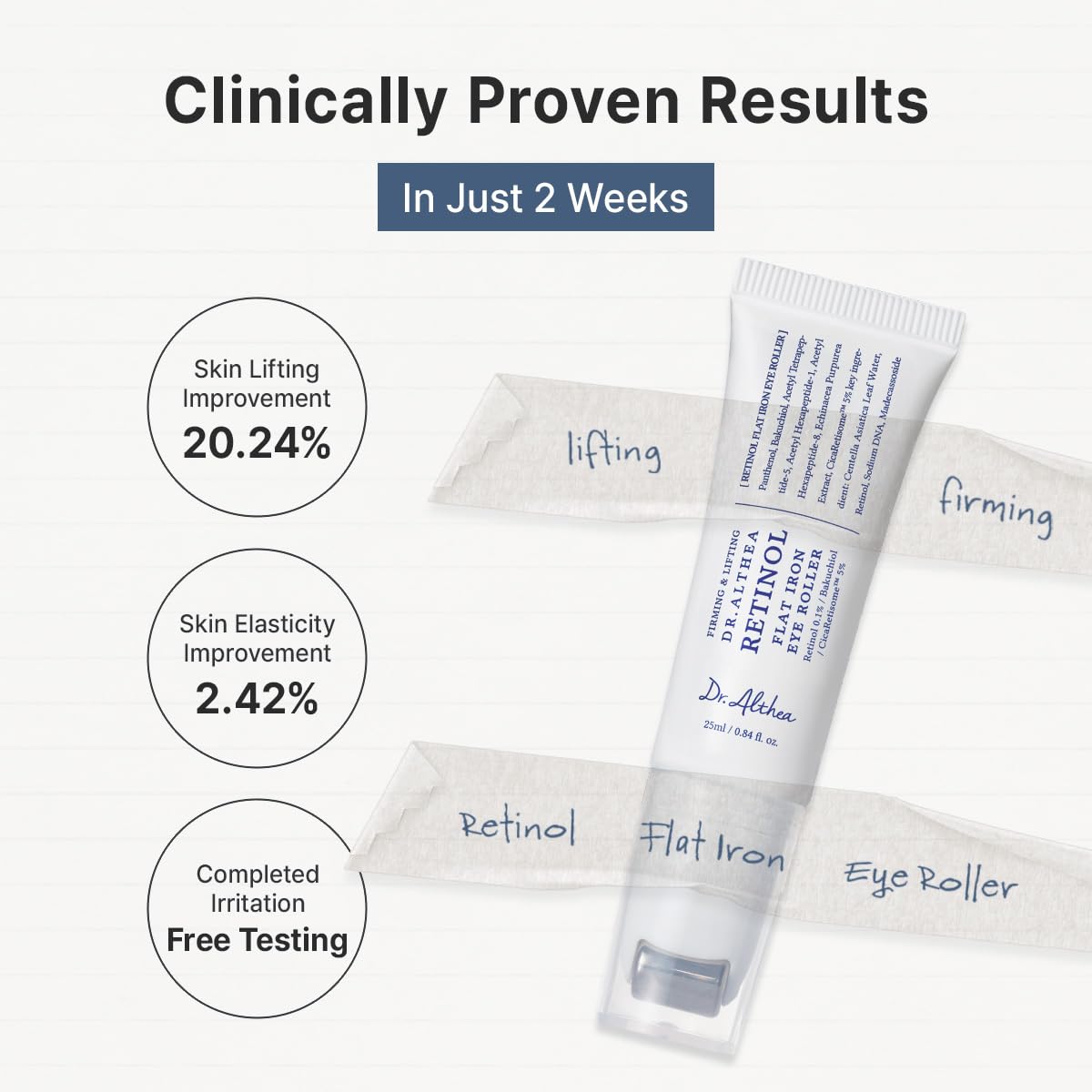 Dr. Althea Retinol Flat Iron Eye Roller