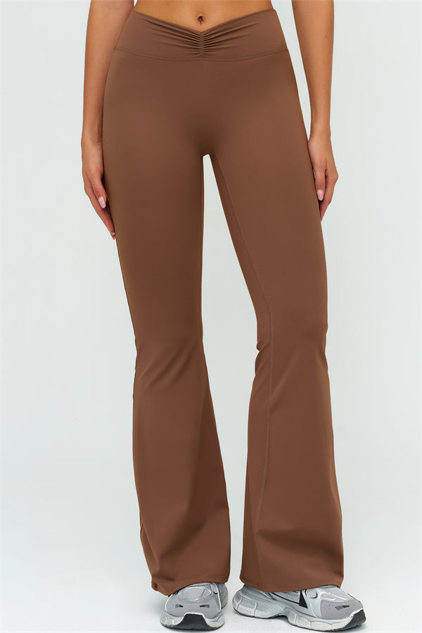 The Lushness Y-Back Sports Bra Flared Leggings 2-Piece Set