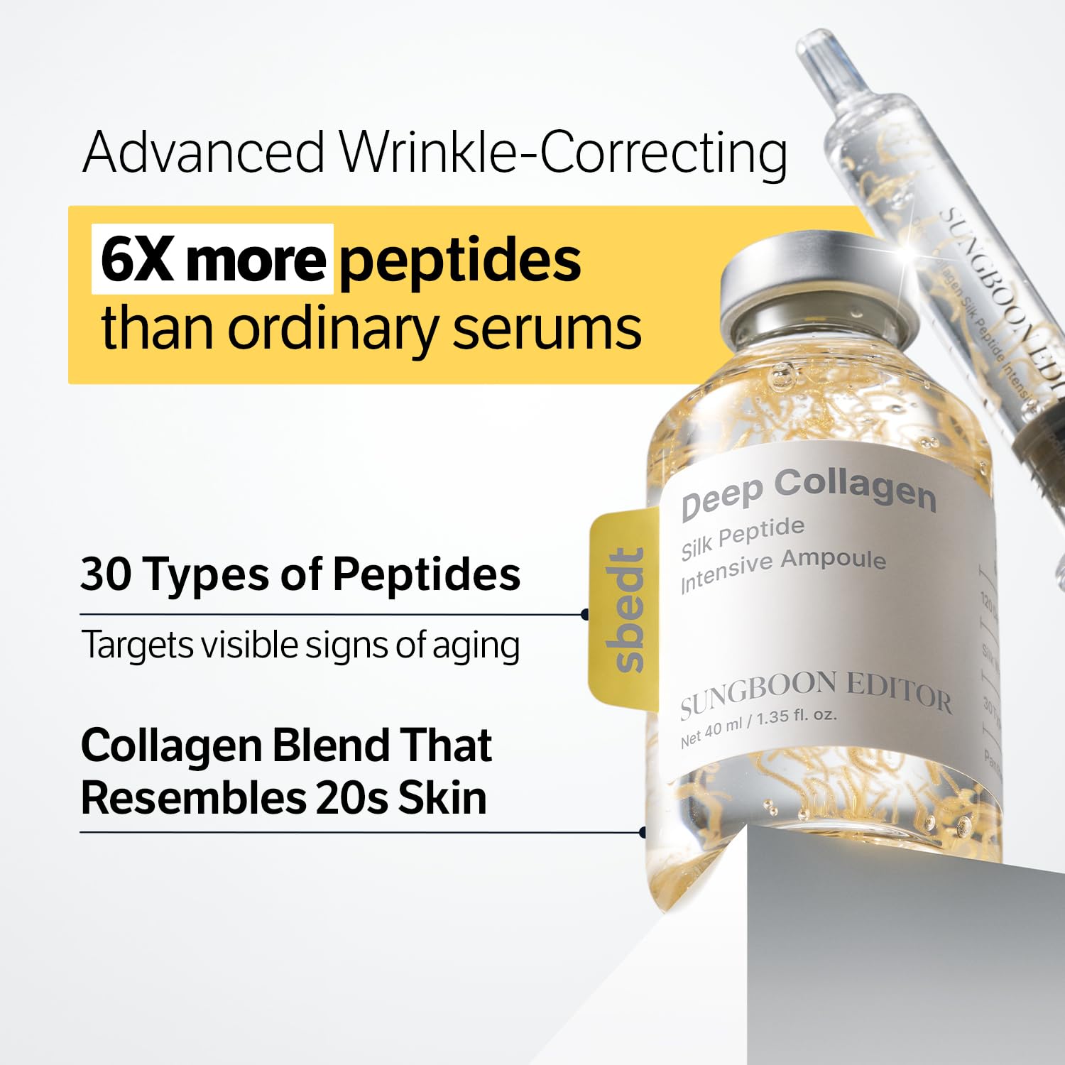 Sungboon Editor Deep Collagen Silk Peptide Intensive Ampoule
