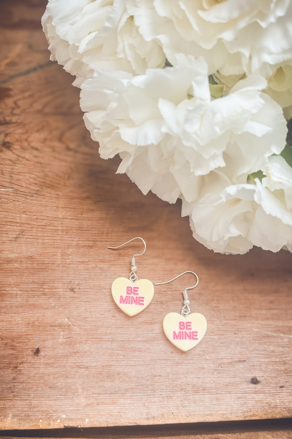 Beautiful Candy Heart Valentines Earrings