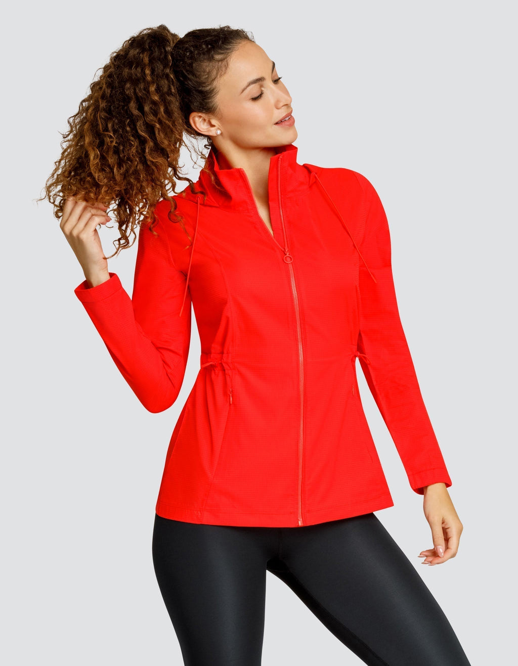 NOLA JACKET WITH HOOD - FLAMENCO