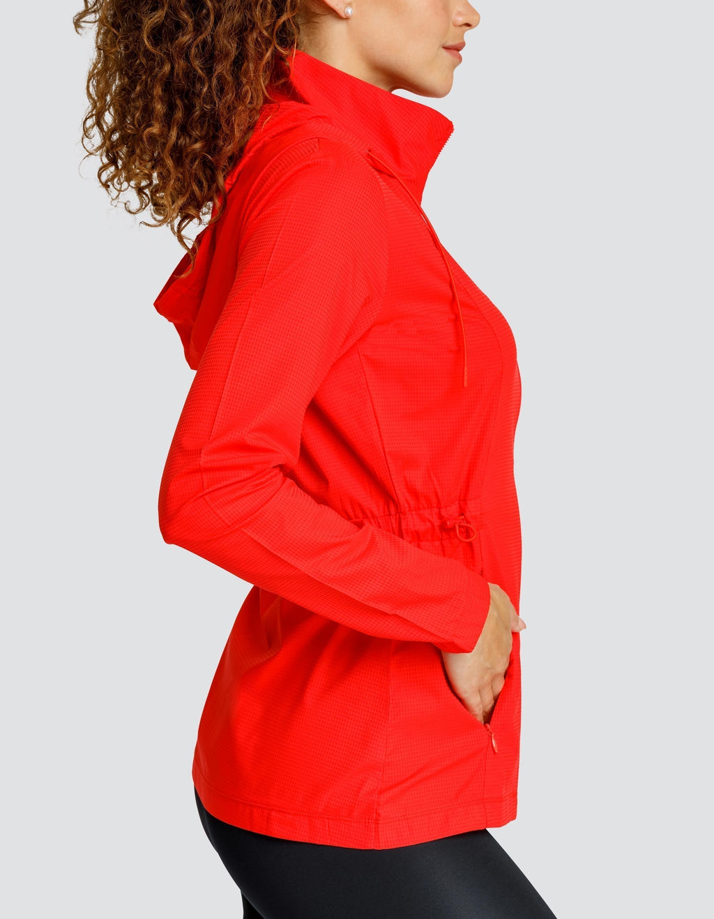 NOLA JACKET WITH HOOD - FLAMENCO