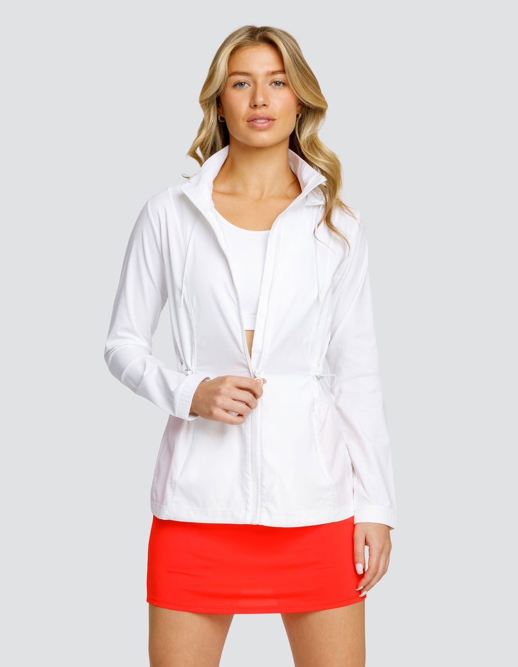 NOLA JACKET WITH HOOD - CHALK WHITE
