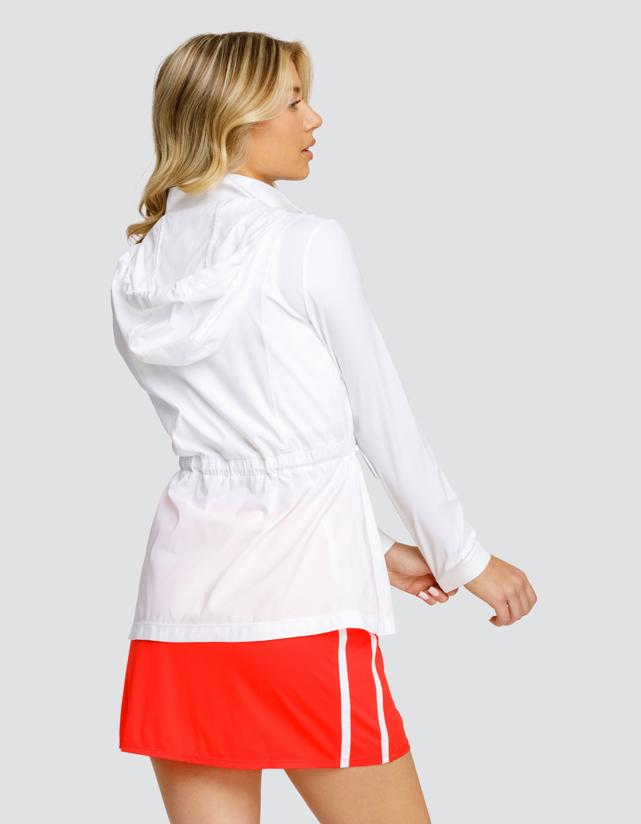 NOLA JACKET WITH HOOD - CHALK WHITE