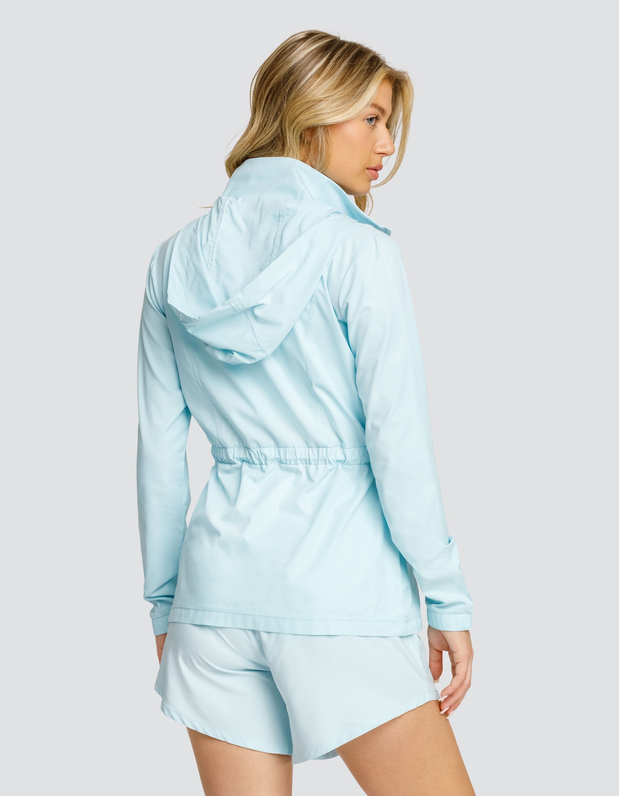NOLA JACKET WITH HOOD - BLUE GLOW