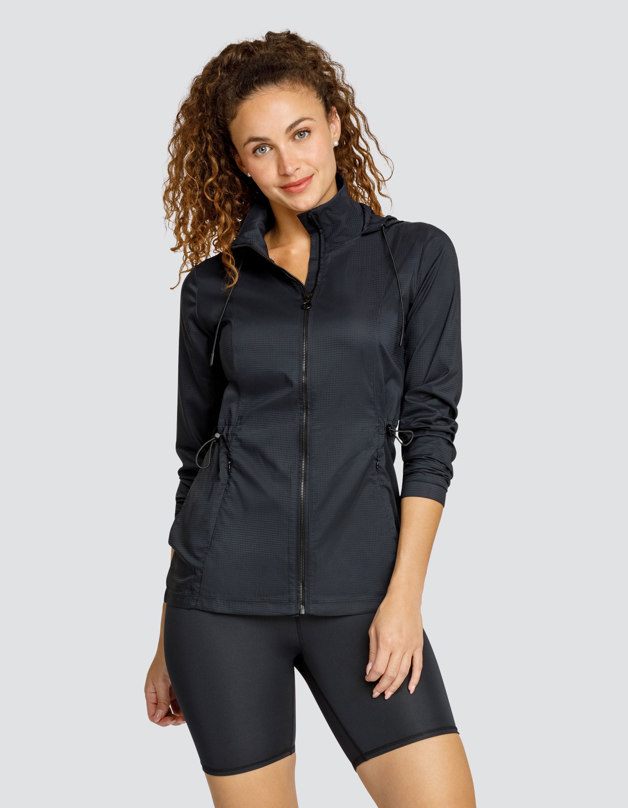 NOLA JACKET WITH HOOD - ONYX BLACK