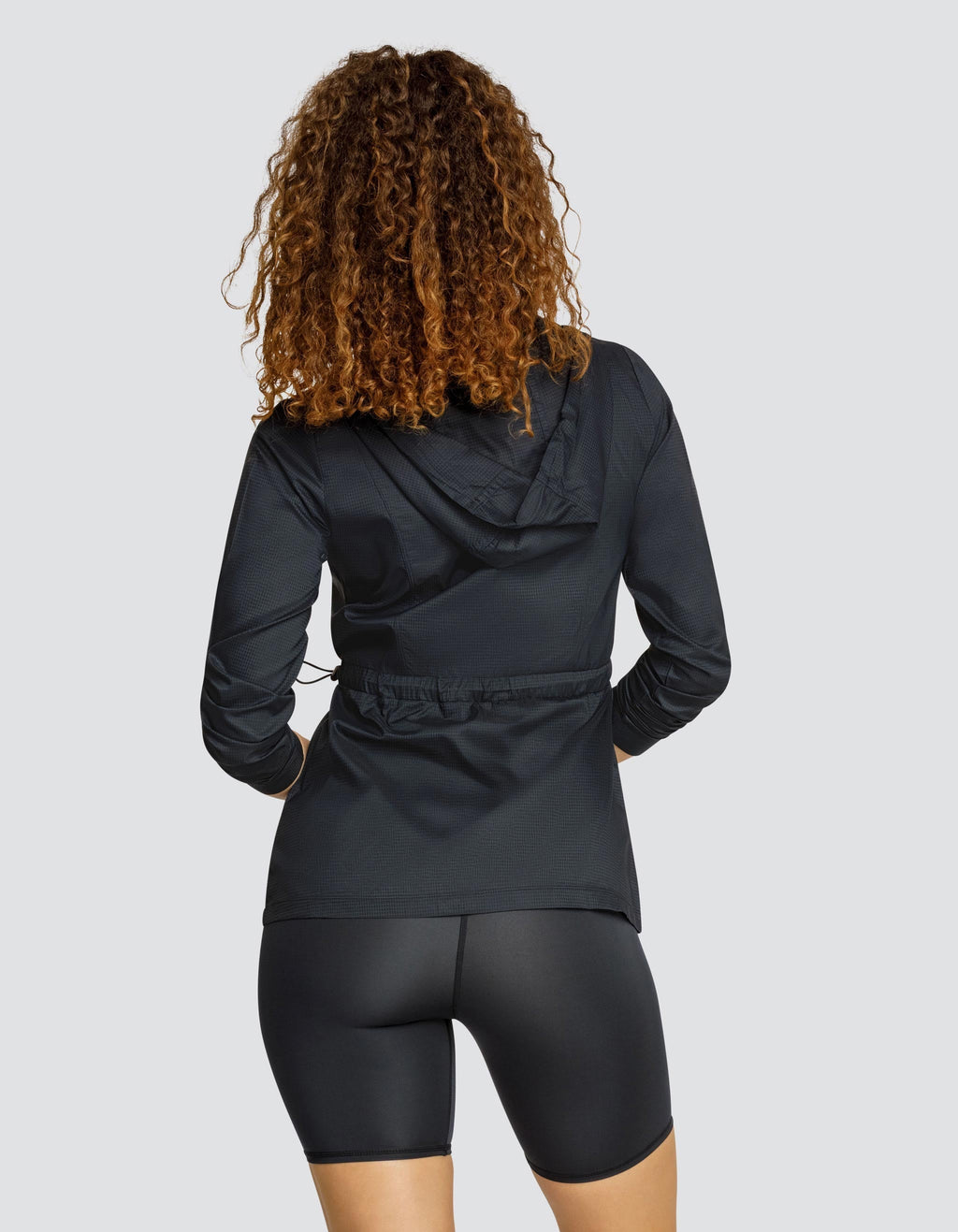 NOLA JACKET WITH HOOD - ONYX BLACK