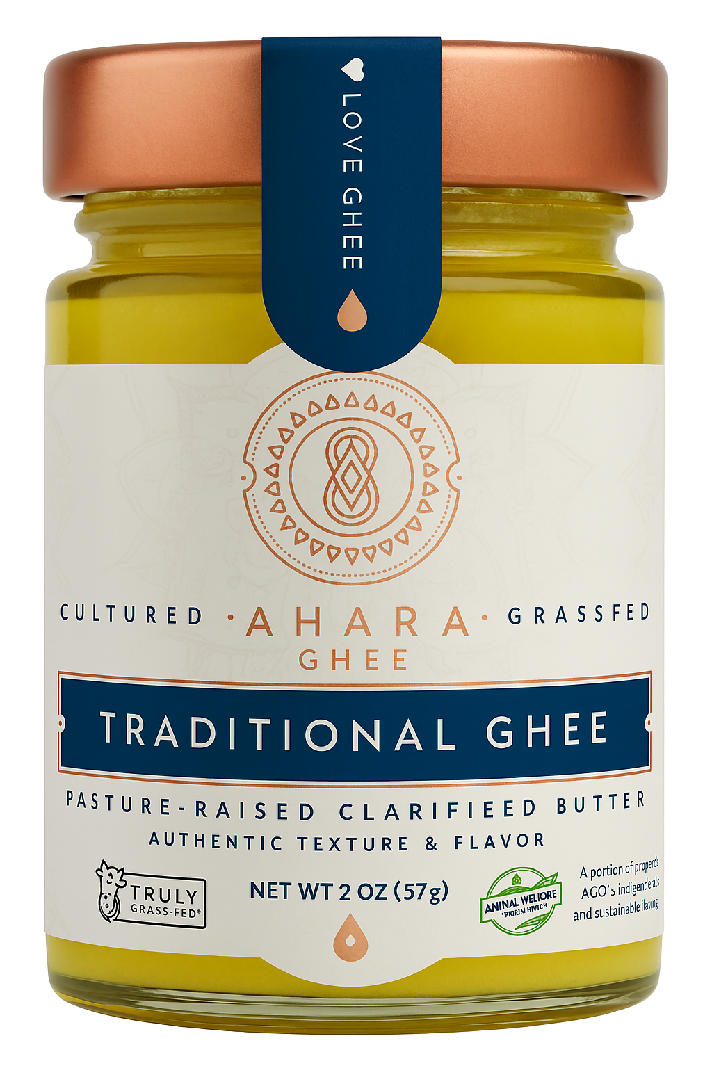 Grass-Fed Traditional Ghee | Ahara Rasa