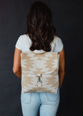 Cream & Tan Aztec Backpack