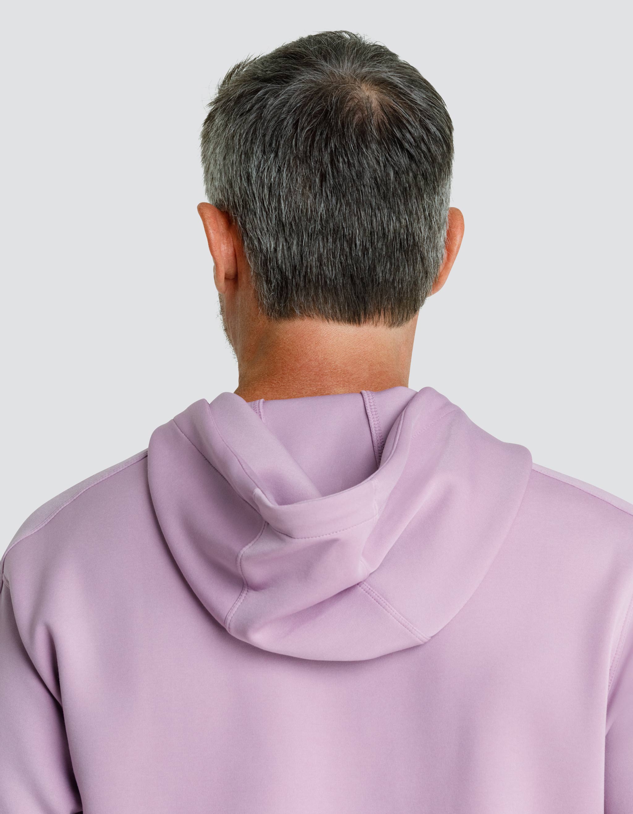 VADER LOGO SWEATSHIRT WITH HOOD - LAVENDER MIST