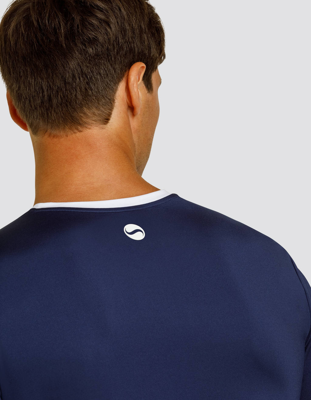 RONALDO SHORT SLEEVE TOP - NAVY BLUE