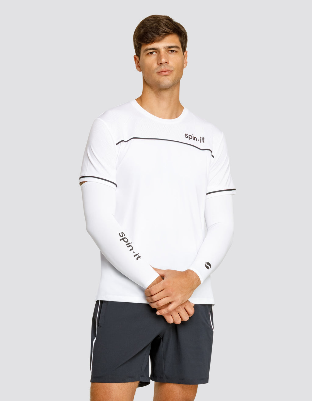 ELEVATE COMPRESSION SLEEVES - CHALK WHITE