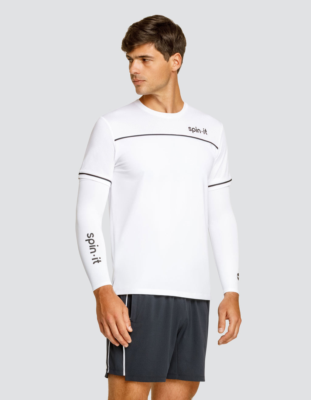 ELEVATE COMPRESSION SLEEVES - CHALK WHITE