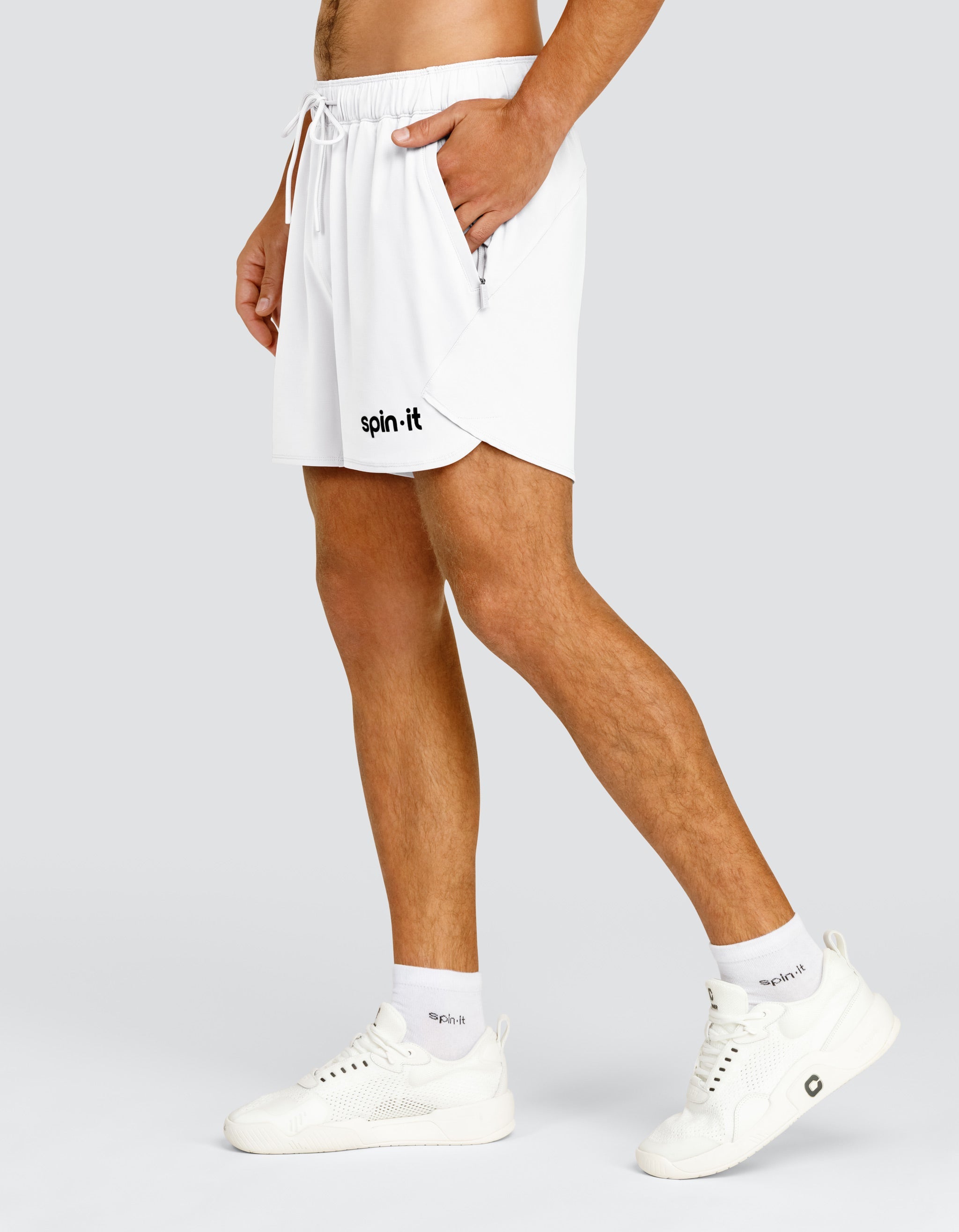 THIERRY 6" SHORT - CHALK WHITE