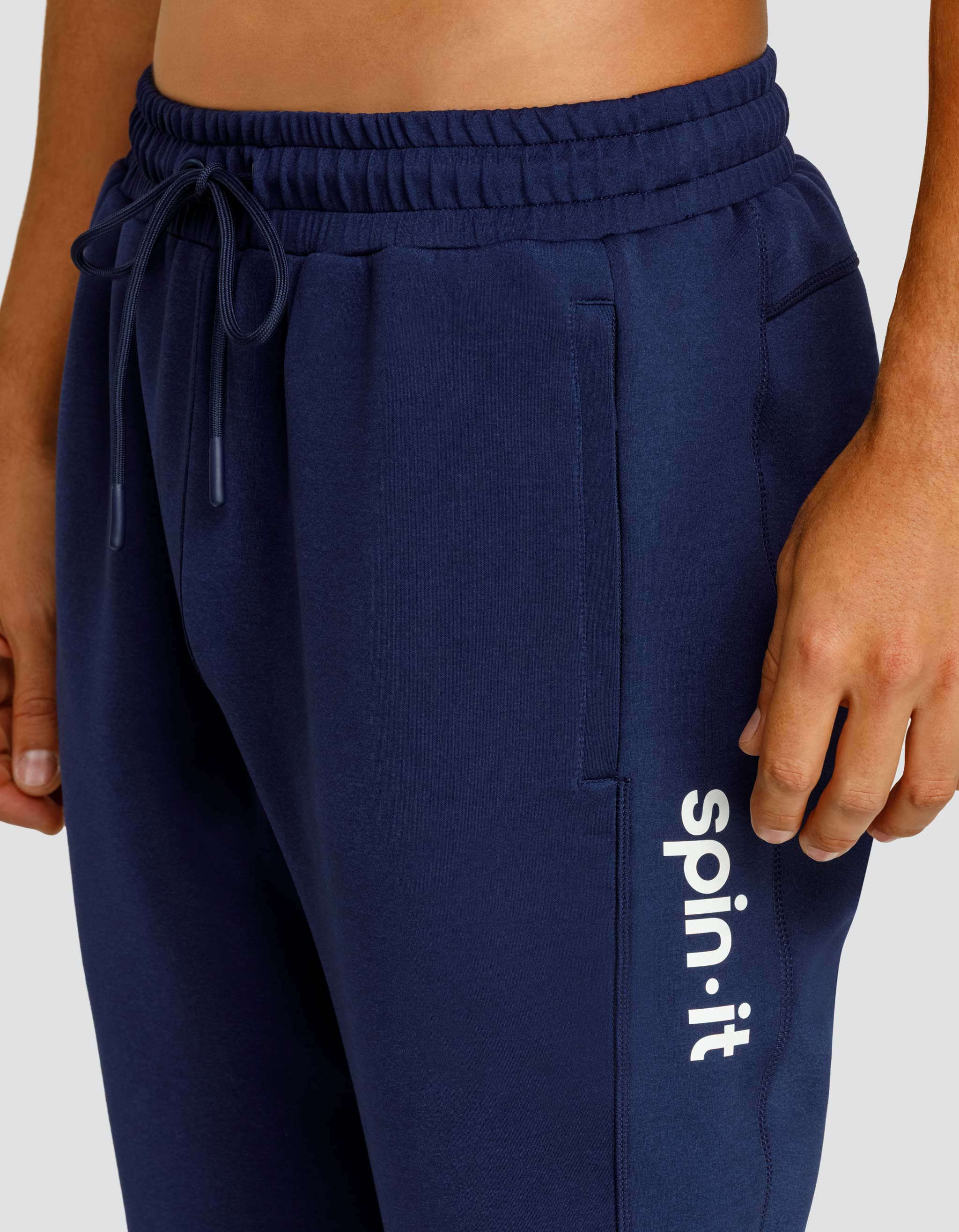JUNIOR MID-RISE JOGGER - NAVY BLUE