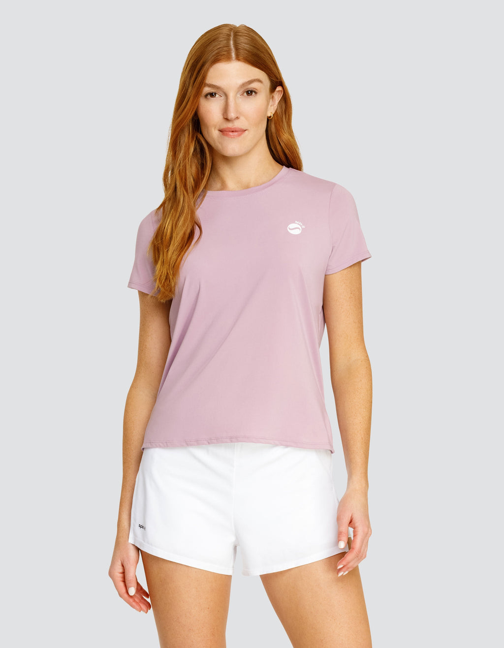 BIJOU BOXY SHORT SLEEVE TOP - LAVENDER MIST