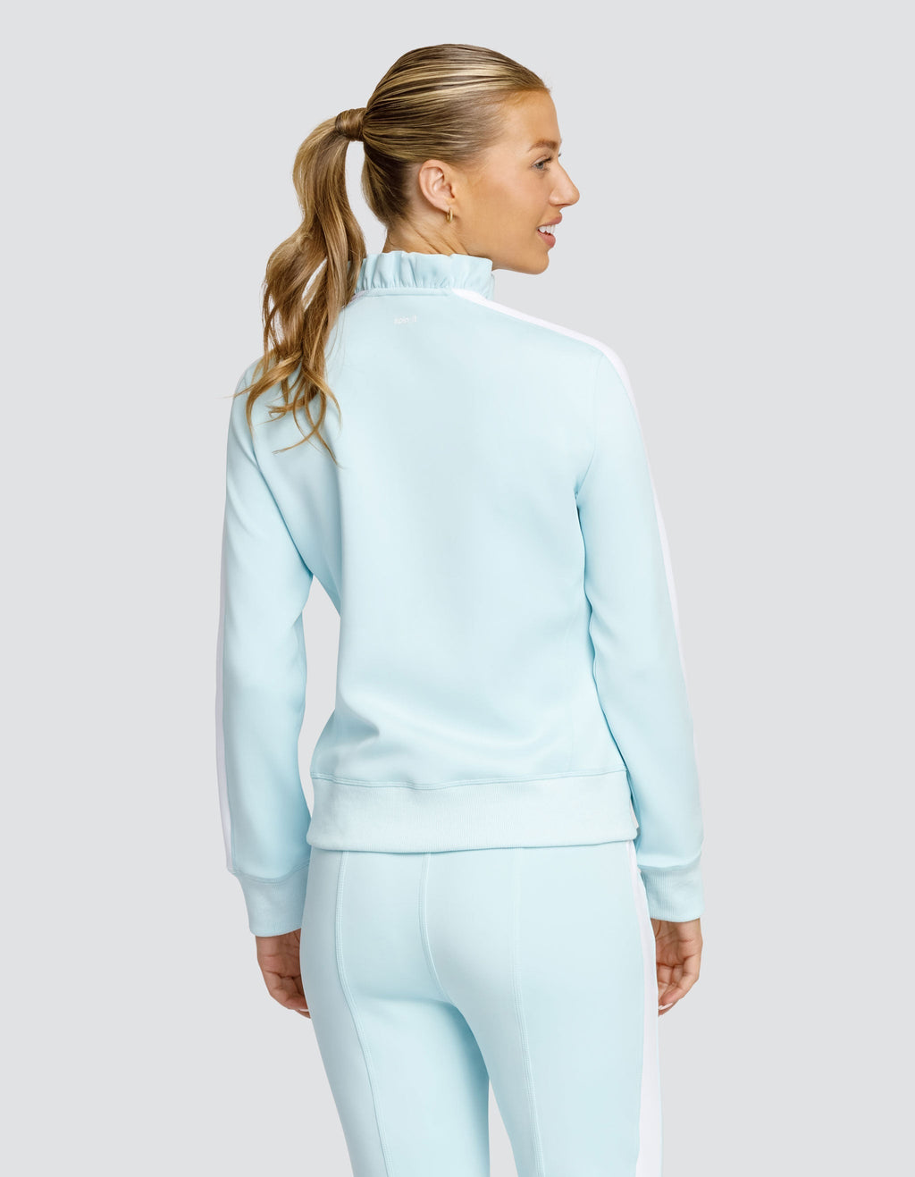 POPPI ZIP FRONT JACKET - BLUE GLOW