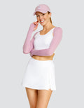 JORJA LONG SLEEVE SHRUG - LAVENDER MIST