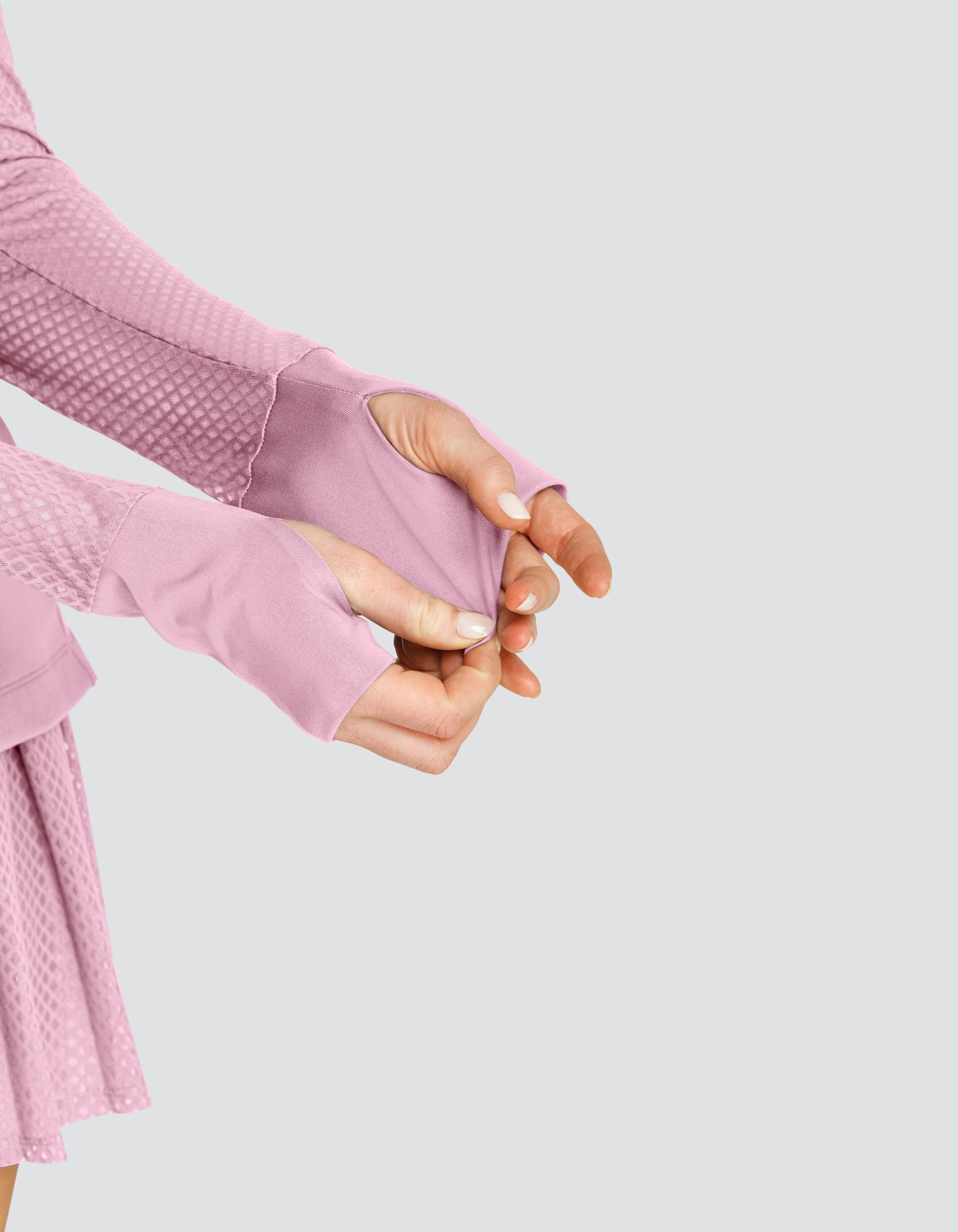 CARYN ZIP FRONT JACKET - LAVENDER MIST