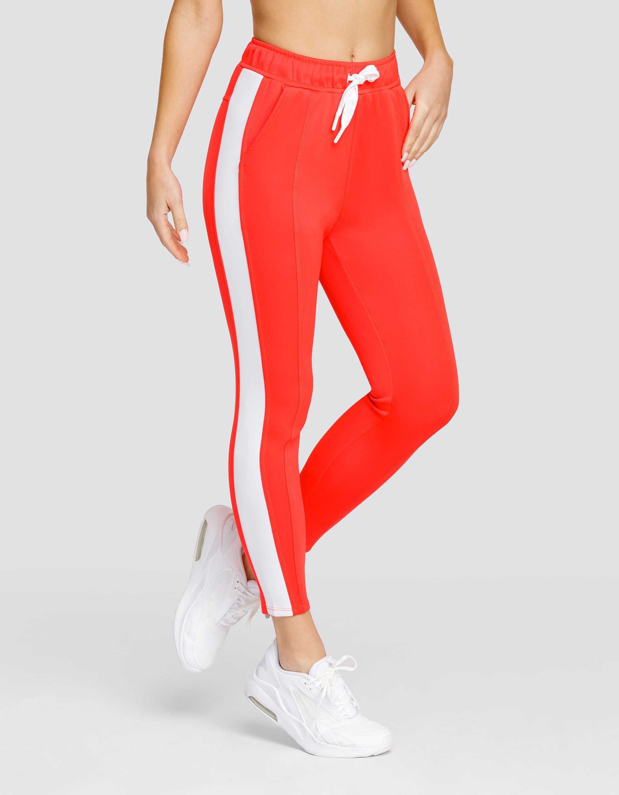 BERRI MID-RISE JOGGER - FLAMENCO