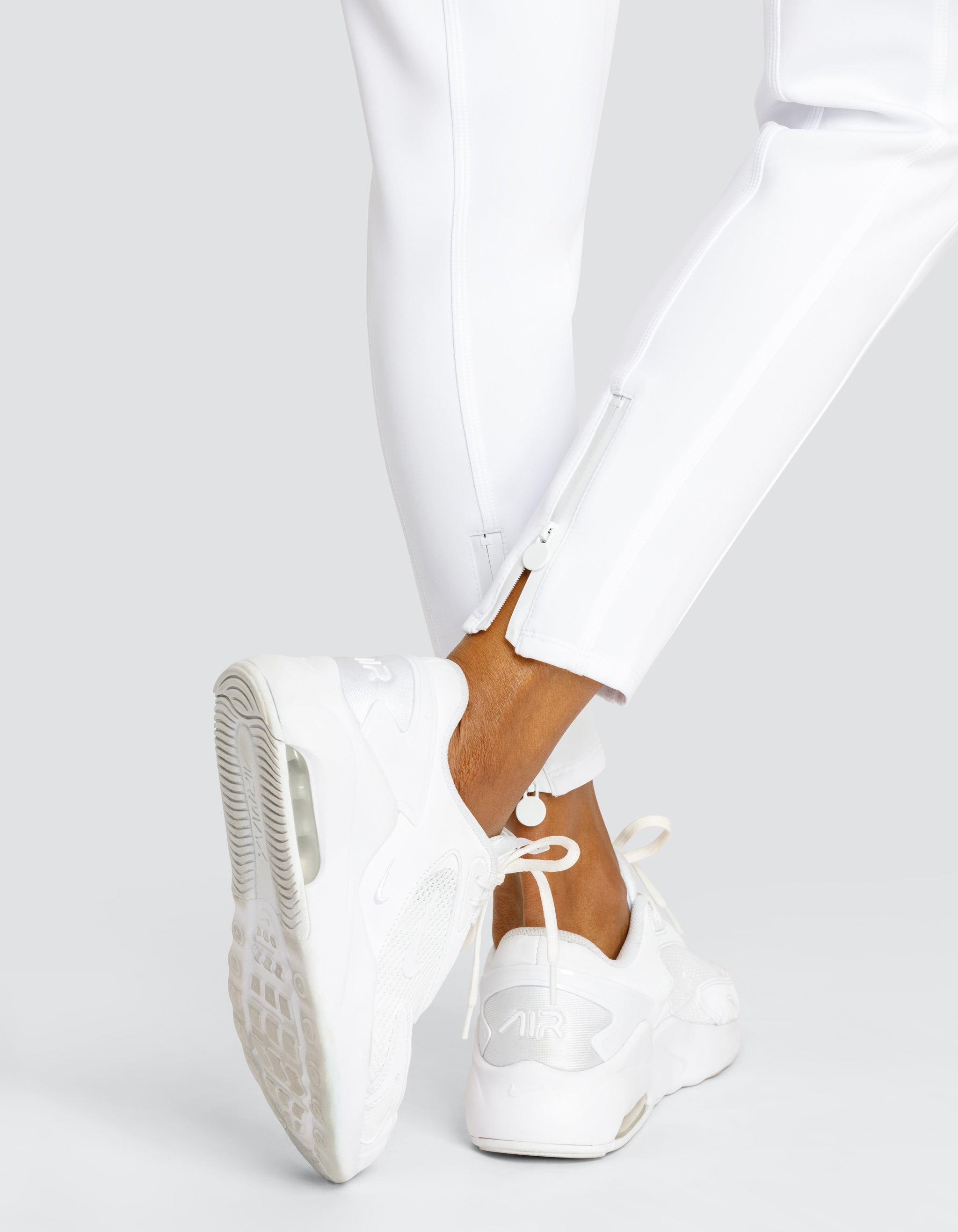 BERRI MID-RISE JOGGER - CHALK WHITE