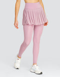 ALLEGRO HI-RISE SKIRTED LEGGING - LAVENDER MIST