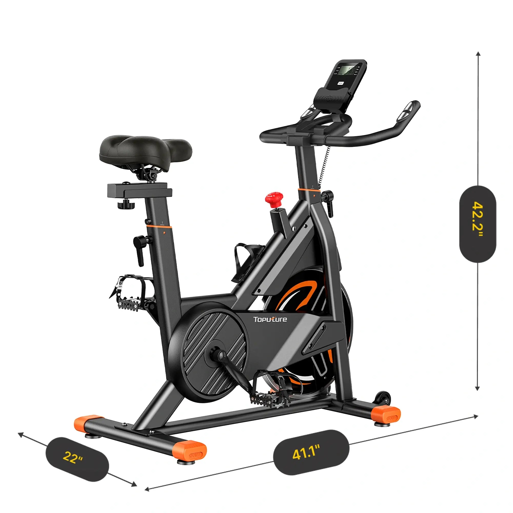 Toputure TEB3 Smart Exercise Bike with Heart Monitor