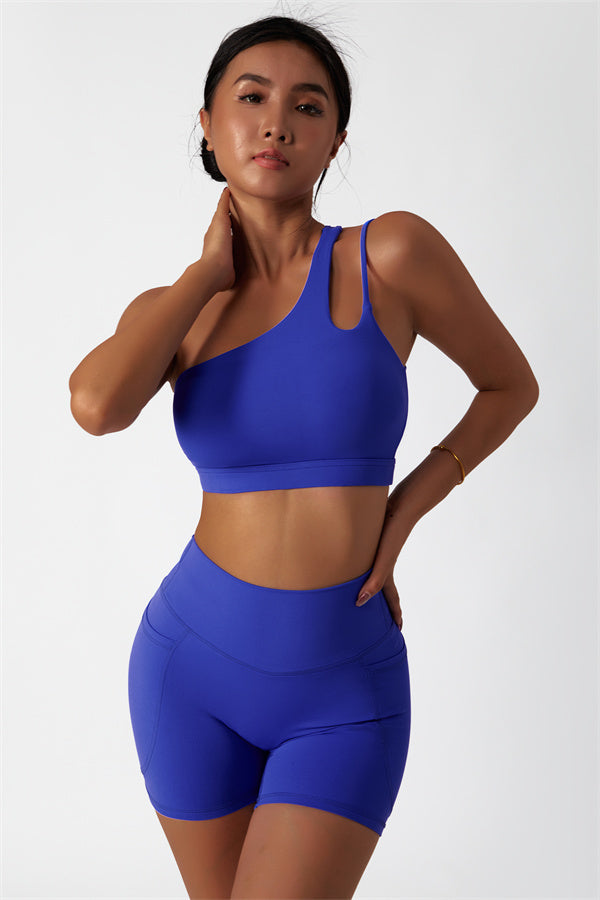 The Blissful Rose Sports Bra Shorts 2-Piece Set