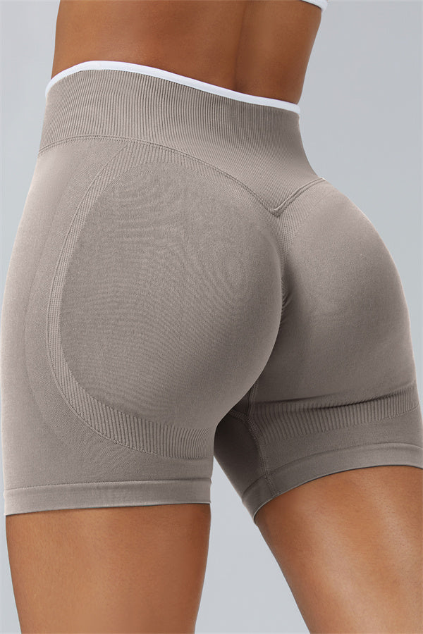 The Elevate Long Sleeve Crop top Shorts 2-Piece Set