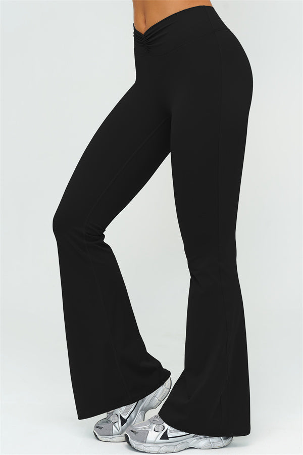 The Lushness Y-Back Sports Bra Flared Leggings 2-Piece Set