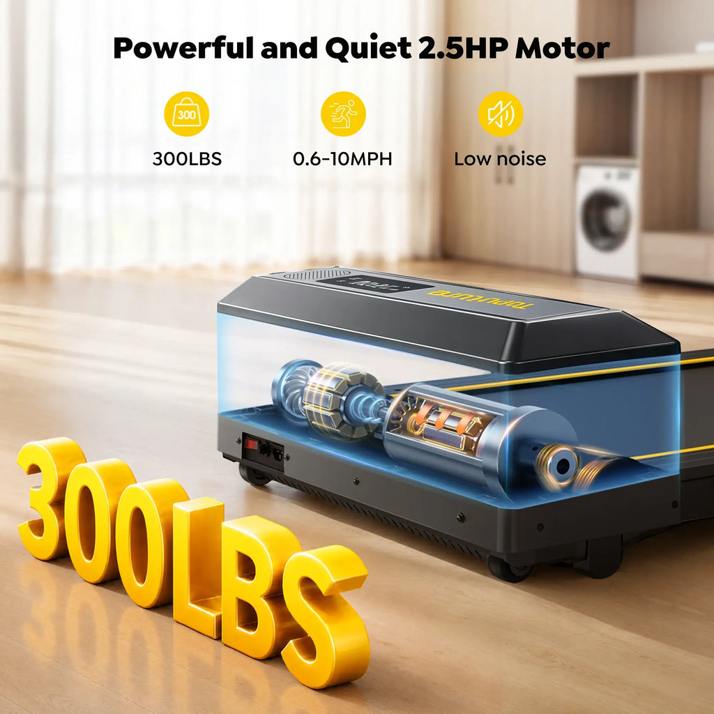 Toputure TP5 Foldable Treadmill with 12% Incline